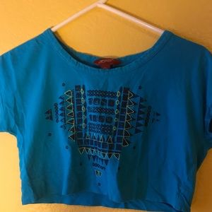 Blue Crop Top | Arizona Jean Company